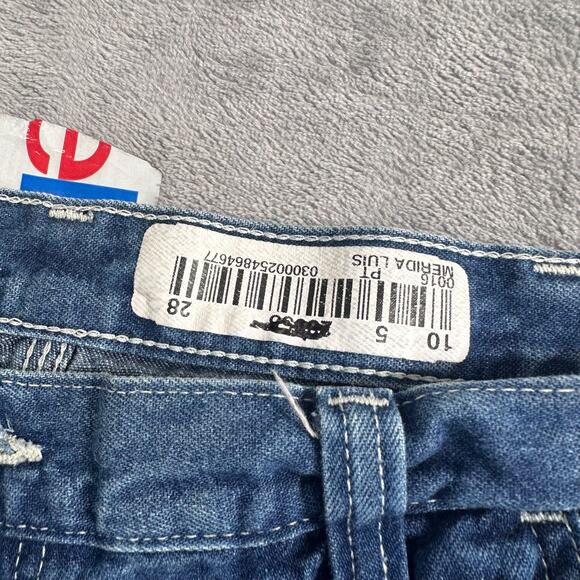 Carhartt Men's Dungaree Fit Straight Jeans 34x30 Blue Denim - Picture 4 of 10